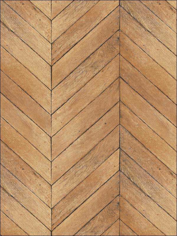 Chevron Wood Warm Brown Wallpaper G67998 by Patton Norwall Wallpaper for sale at Wallpapers To Go