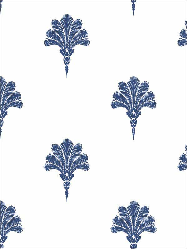 Summer Fan Coastal Blue Wallpaper MB31602 by Seabrook Wallpaper for sale at Wallpapers To Go