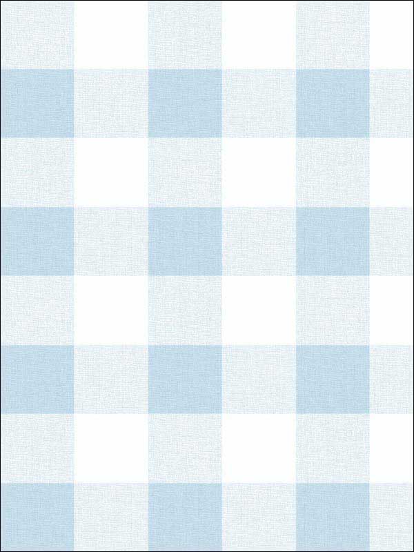 Picnic Plaid Blue Oasis Wallpaper MB31912 by Seabrook Wallpaper for sale at Wallpapers To Go