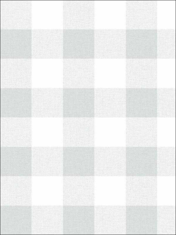 Picnic Plaid Daydream Gray Wallpaper MB31917 by Seabrook Wallpaper for sale at Wallpapers To Go