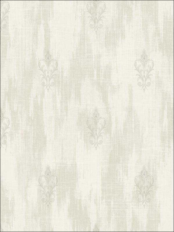 Textured Fleur De Lis Metallic Wallpaper 2011105 by Seabrook Wallpaper for sale at Wallpapers To Go