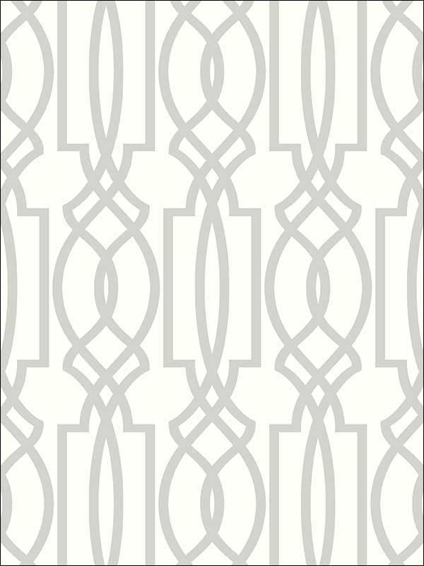 Gray Deco Lattice Wallpaper NW31508 by Nextwall Wallpaper for sale at Wallpapers To Go