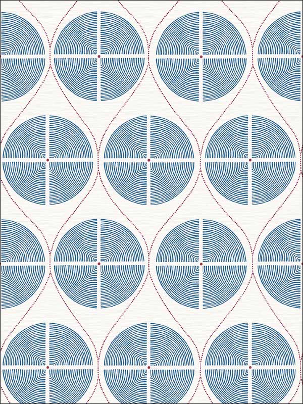 Luminary Blue Ogee Wallpaper 290125424 by A Street Prints Wallpaper for sale at Wallpapers To Go