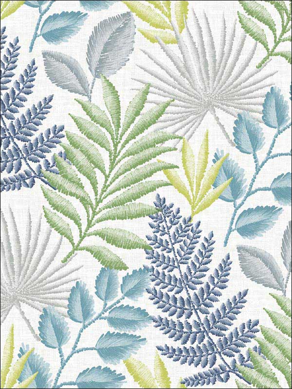 Palomas Multicolor Botanical Wallpaper 290187504 by A Street Prints Wallpaper for sale at Wallpapers To Go