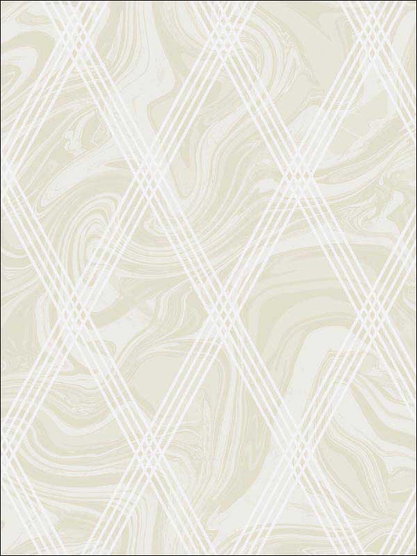 Marble Diamond Geometric Metallic Gold and White Wallpaper AW70905 by Collins and Company Wallpaper for sale at Wallpapers To Go