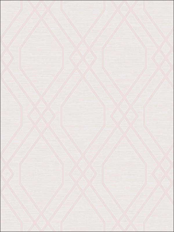Diamond Geo Blush Glitter and Off White Wallpaper AW73701 by Collins and Company Wallpaper for sale at Wallpapers To Go