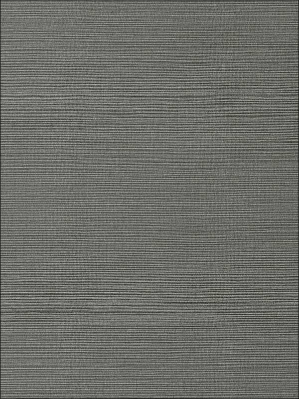 Taluk Sisal Charcoal Wallpaper T75151 by Thibaut Wallpaper for sale at Wallpapers To Go