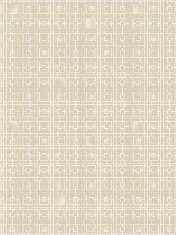 Deco Screen Beige Wallpaper CA1524 by Antonina Vella Wallpaper for sale at Wallpapers To Go