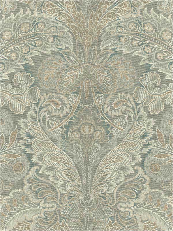 Old Damask Soft Cream Wallpaper RM80004 by Casa Mia Wallpaper for sale at Wallpapers To Go