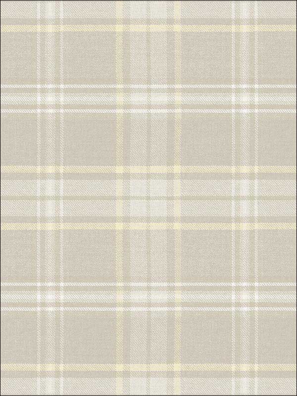 Tartan Cream White Wallpaper RM80105 by Casa Mia Wallpaper for sale at Wallpapers To Go