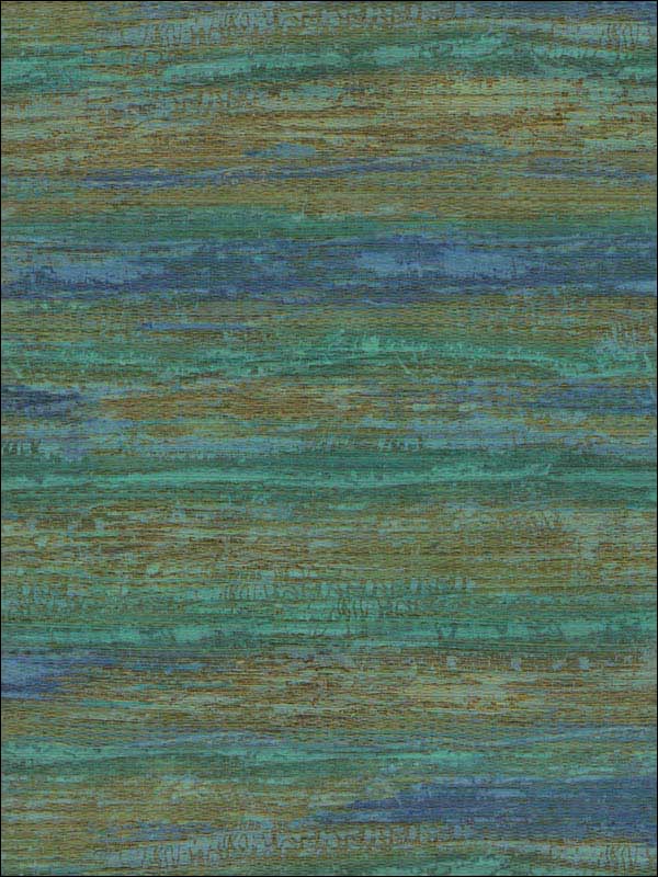 Painterly Blue Green Brown Wallpaper 83639 by York Wallpaper for sale at Wallpapers To Go