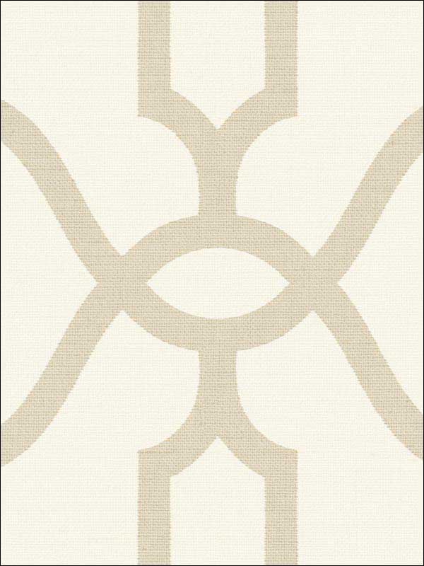 Woven Trellis Beige Peel and Stick Wallpaper PSW1162RL by Magnolia Home Wallpaper by Joanna Gaines for sale at Wallpapers To Go