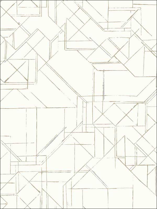 Prism Schematics Glint Gray Peel and Stick Wallpaper PSW1051RL by York Wallpaper for sale at Wallpapers To Go