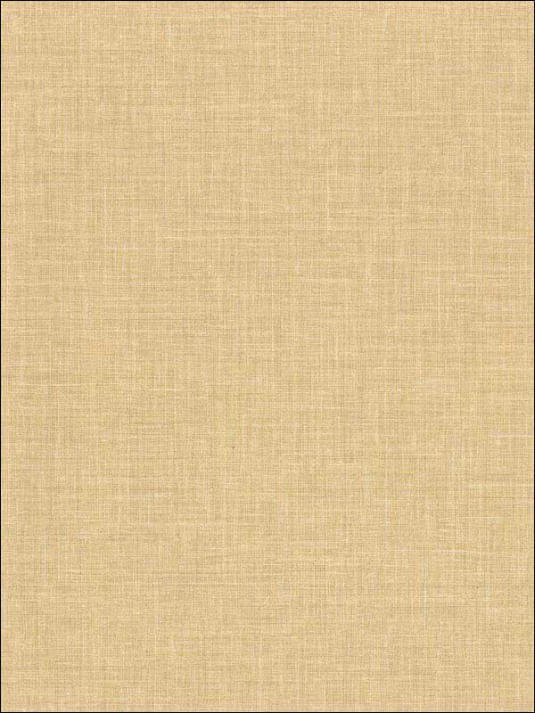 Upton Wheat Faux Linen Wallpaper 292150325 by Warner Wallpaper for sale at Wallpapers To Go