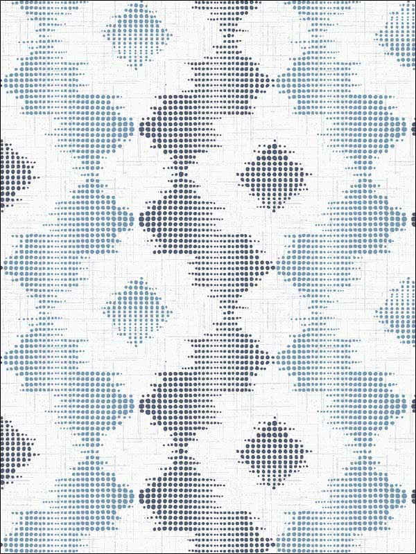 Babylon Blue Abstract Floral Wallpaper 290225521 by A Street Prints Wallpaper for sale at Wallpapers To Go