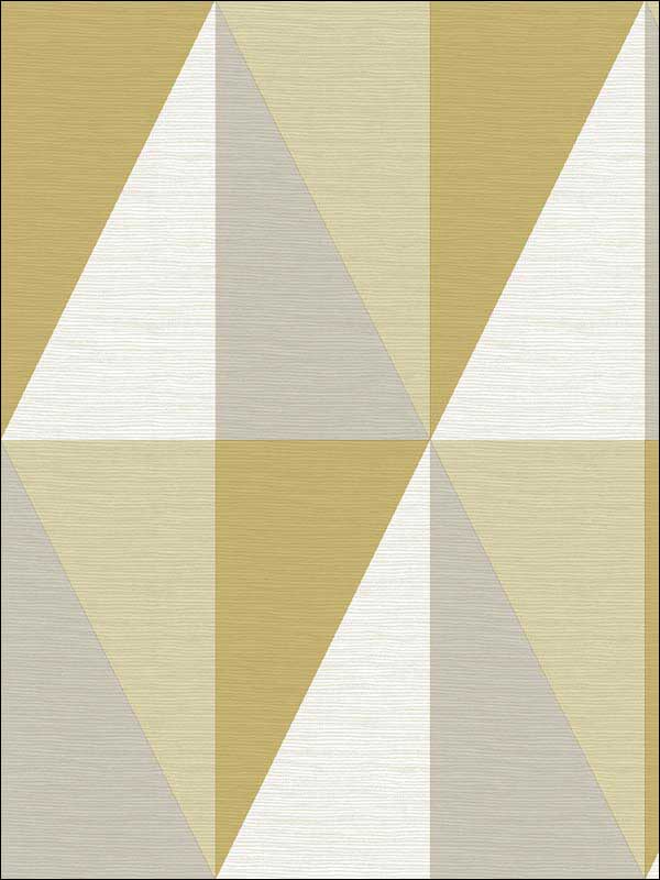 Aspect Yellow Geometric Faux Grasscloth Wallpaper 290225538 by A Street Prints Wallpaper for sale at Wallpapers To Go