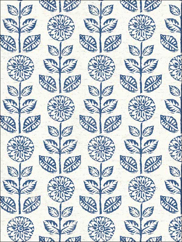 Dolly Navy Floral Wallpaper 311913512 by Chesapeake Wallpaper for sale at Wallpapers To Go