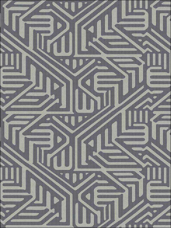 Nambiti Charcoal Geometric Wallpaper 294960610 by A Street Prints Wallpaper for sale at Wallpapers To Go
