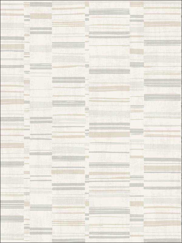 Fresnaye Neutral Linen Stripe Wallpaper 294960807 by A Street Prints Wallpaper for sale at Wallpapers To Go