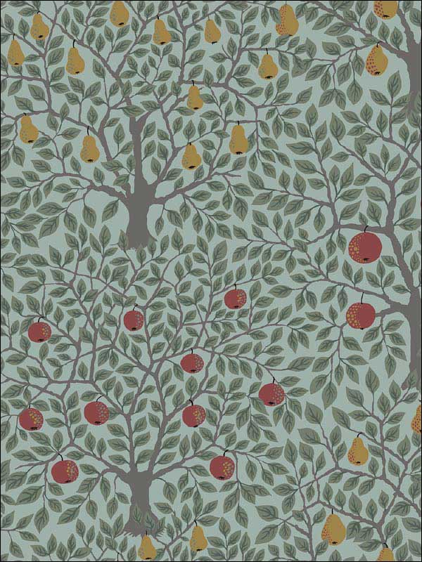 Pomona Green Fruit Tree Wallpaper 294833014 by A Street Prints Wallpaper for sale at Wallpapers To Go
