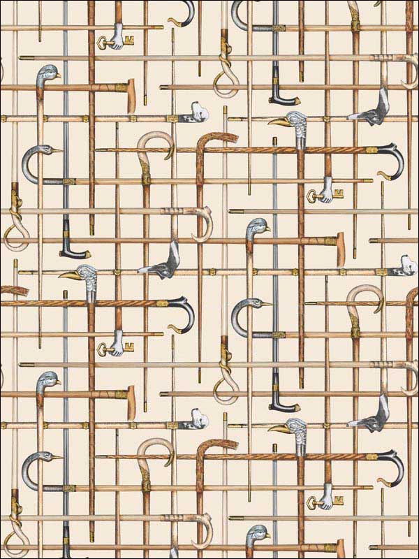 Bastoni Cream Wallpaper 11414026 by Cole and Son Wallpaper for sale at Wallpapers To Go