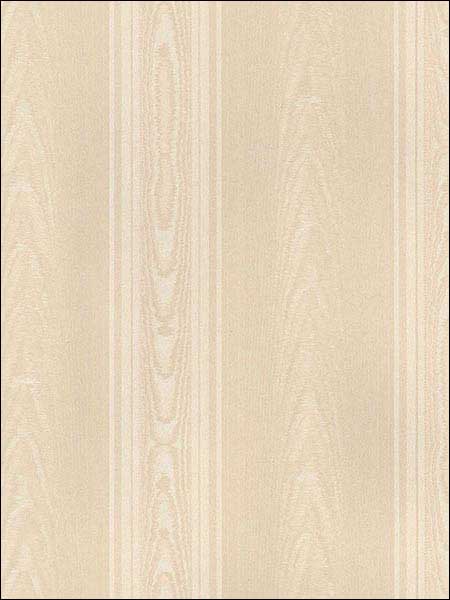 Medium Moire Stripe Cream Wallpaper SK34720 by Patton Norwall Wallpaper for sale at Wallpapers To Go
