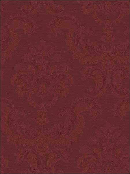 Damask Red and Gold Wallpaper SK34738 by Patton Norwall Wallpaper for sale at Wallpapers To Go