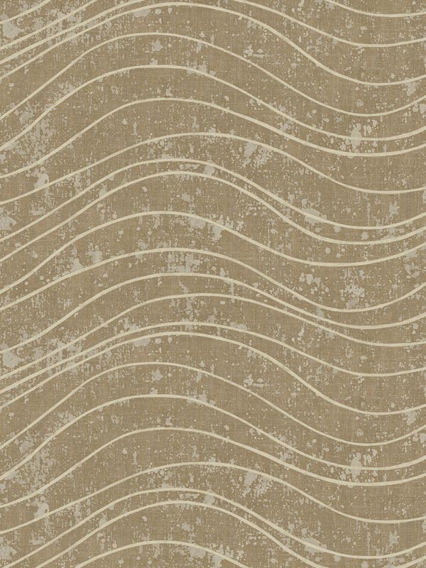 Waves Effect Soft Bronze Wallpaper WF20806 by Casa Mia Wallpaper for sale at Wallpapers To Go