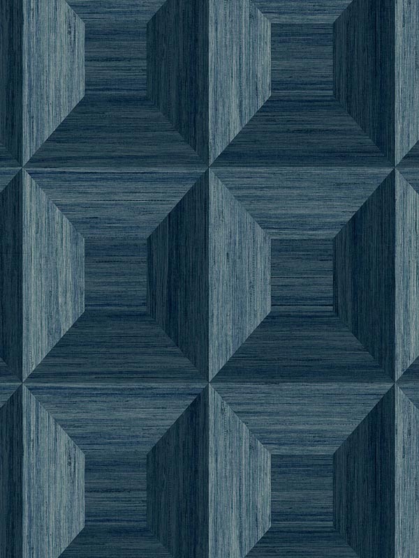Squared Away Geometric Blue Wallpaper TC70602 by Seabrook Wallpaper for sale at Wallpapers To Go