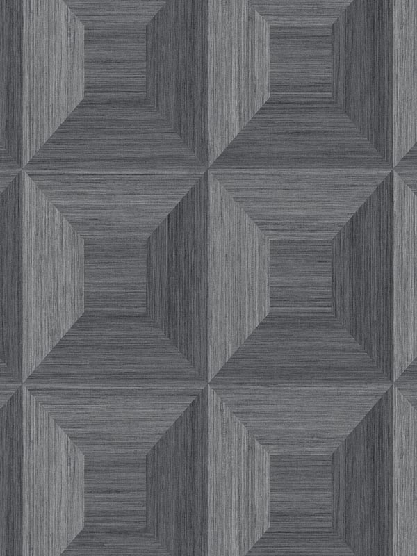 Squared Away Geometric Cove Gray Wallpaper TC70608 by Seabrook Wallpaper for sale at Wallpapers To Go