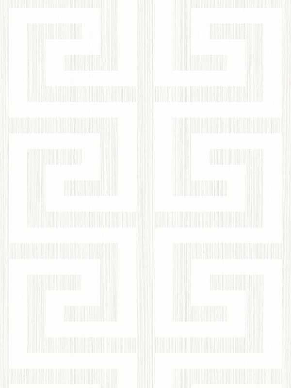 Greek Key Off White Wallpaper 2232000 by Seabrook Wallpaper for sale at Wallpapers To Go