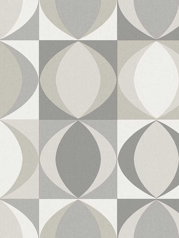 Archer Grey Linen look Geometric Wallpaper 290325843 by A Street Prints Wallpaper for sale at Wallpapers To Go