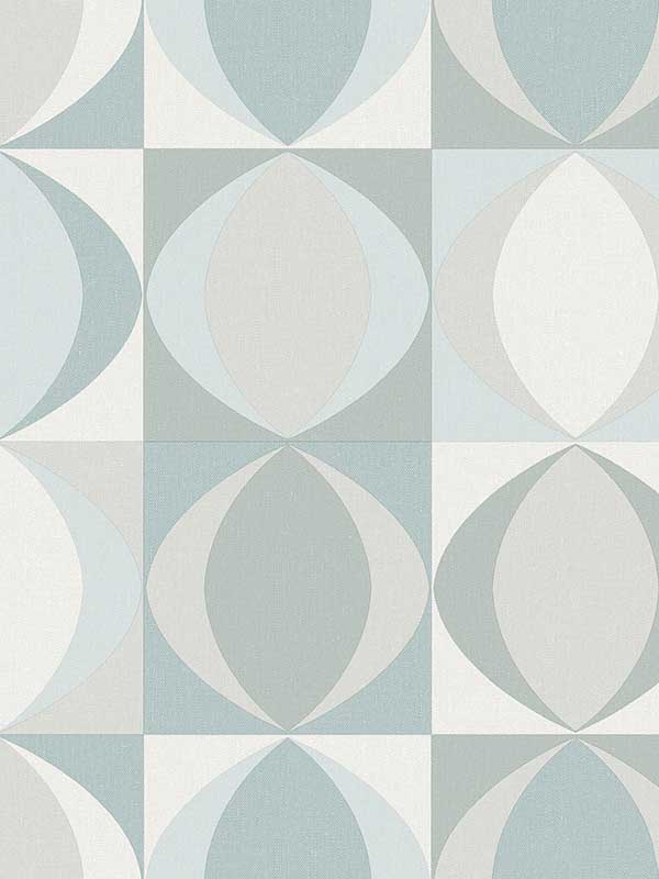 Archer Light Blue Linen look Geometric Wallpaper 290325844 by A Street Prints Wallpaper for sale at Wallpapers To Go