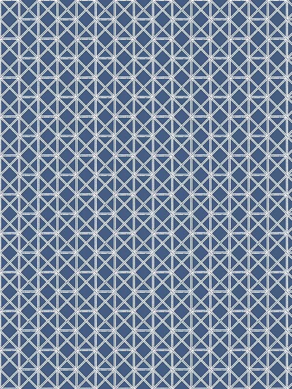 Lisbeth Navy Geometric Lattice Wallpaper 296926000 by A Street Prints Wallpaper for sale at Wallpapers To Go