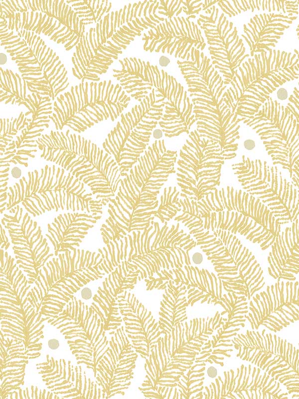 Athina Yellow Fern Wallpaper 296926032 by A Street Prints Wallpaper for sale at Wallpapers To Go
