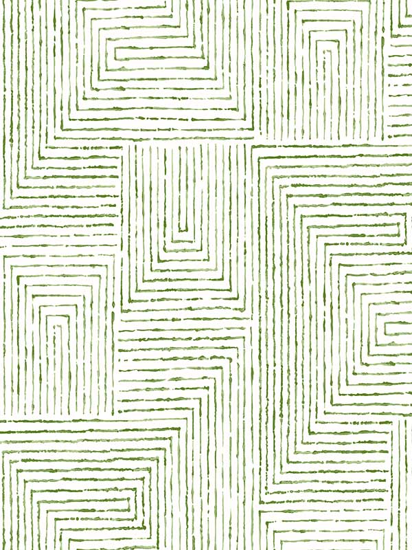 Merritt Green Geometric Wallpaper 296425954 by A Street Prints Wallpaper for sale at Wallpapers To Go