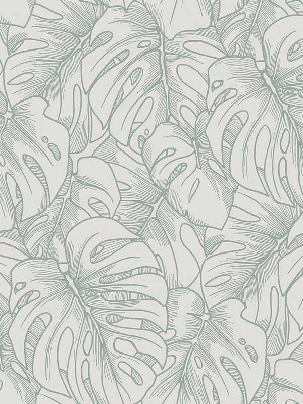 Balboa Olive Botanical Wallpaper 296487343 by A Street Prints Wallpaper for sale at Wallpapers To Go