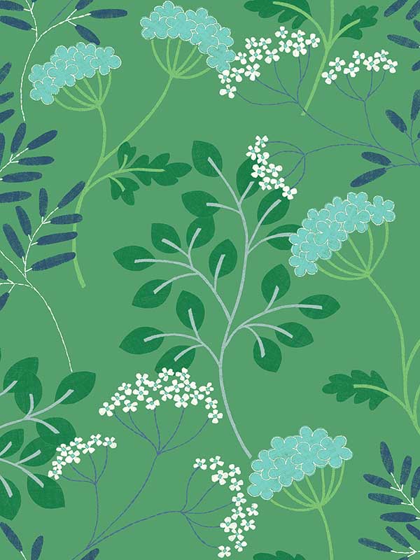 Sorrel Green Botanicals Wallpaper 297587542 by A Street Prints Wallpaper for sale at Wallpapers To Go