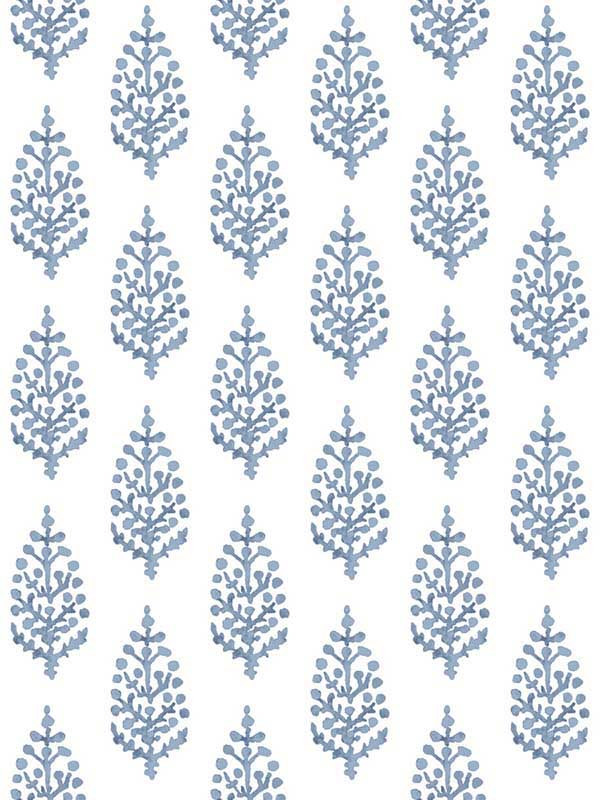 Paisley On Calico Blue Wallpaper FH4068 by York Wallpaper for sale at Wallpapers To Go