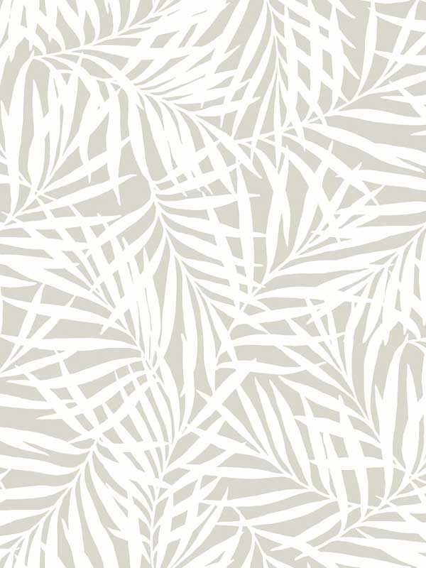 Oahu Fronds Cream Off White Wallpaper CV4436 by York Wallpaper for sale at Wallpapers To Go