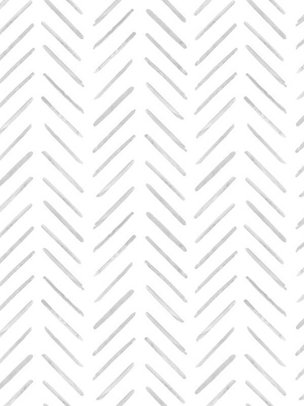 Painted Herringbone Gray Wallpaper CV4453 by York Wallpaper for sale at Wallpapers To Go