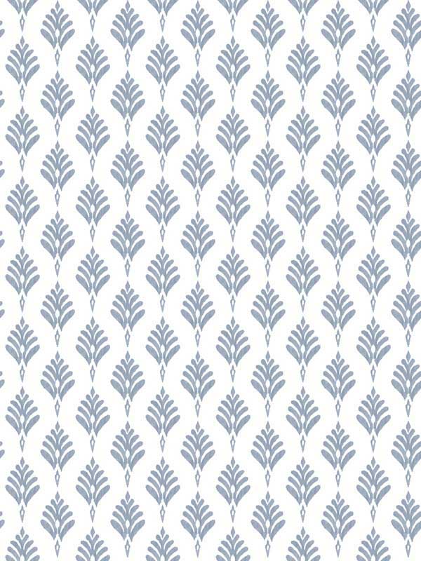 French Scallop Blue Wallpaper CV4459 by York Wallpaper for sale at Wallpapers To Go