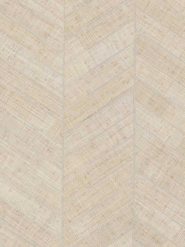 Atelier Herringbone White Wallpaper HO2108 by Ronald Redding Wallpaper for sale at Wallpapers To Go