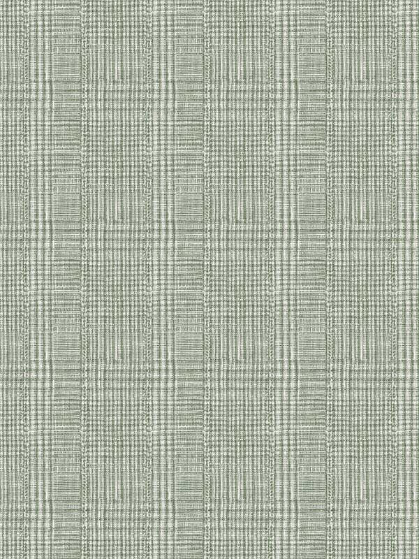 Shirting Plaid Green Wallpaper HO2166 by Ronald Redding Wallpaper for sale at Wallpapers To Go