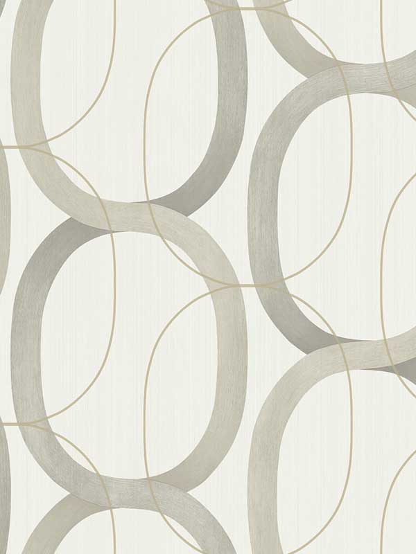 Interlock Taupe Wallpaper OS4211 by Candice Olson Wallpaper for sale at Wallpapers To Go