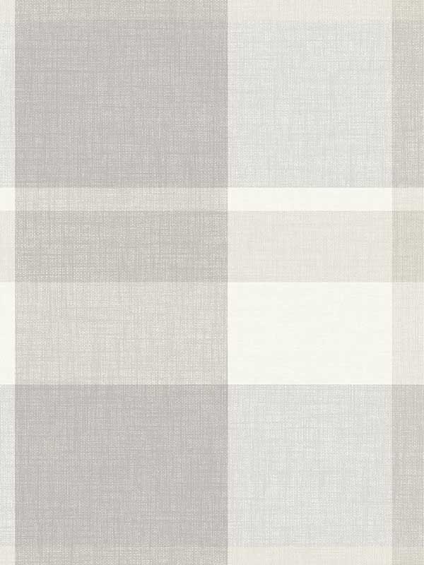 Madaket Light Grey Plaid Wallpaper 292781118 by A Street Prints Wallpaper for sale at Wallpapers To Go