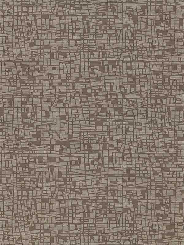 Tiffany Brown Abstract Geometric Wallpaper 29451113 by Warner Wallpaper for sale at Wallpapers To Go