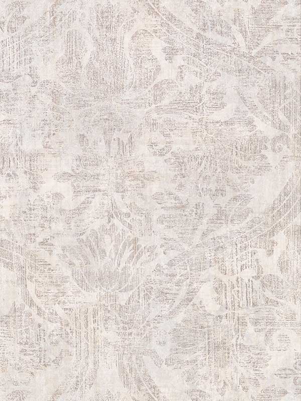 Abigail Cream Damask Wallpaper 29452756 by Warner Wallpaper for sale at Wallpapers To Go
