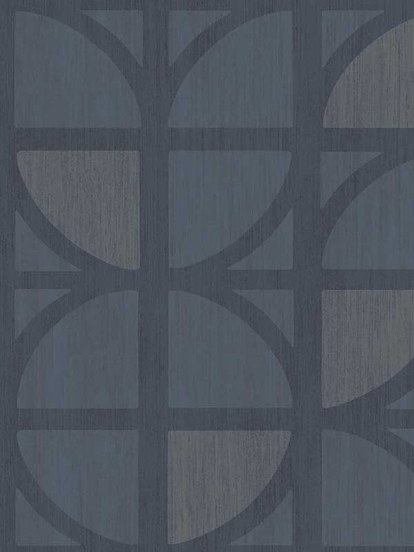 Tulip Dark Blue Geometric Trellis Wallpaper 395813 by Eijffinger Wallpaper for sale at Wallpapers To Go