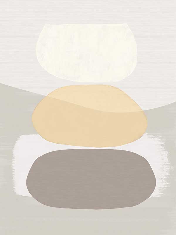 Sand Balancing Rocks 3 Panel Wall Mural 395891 by Eijffinger Wallpaper for sale at Wallpapers To Go